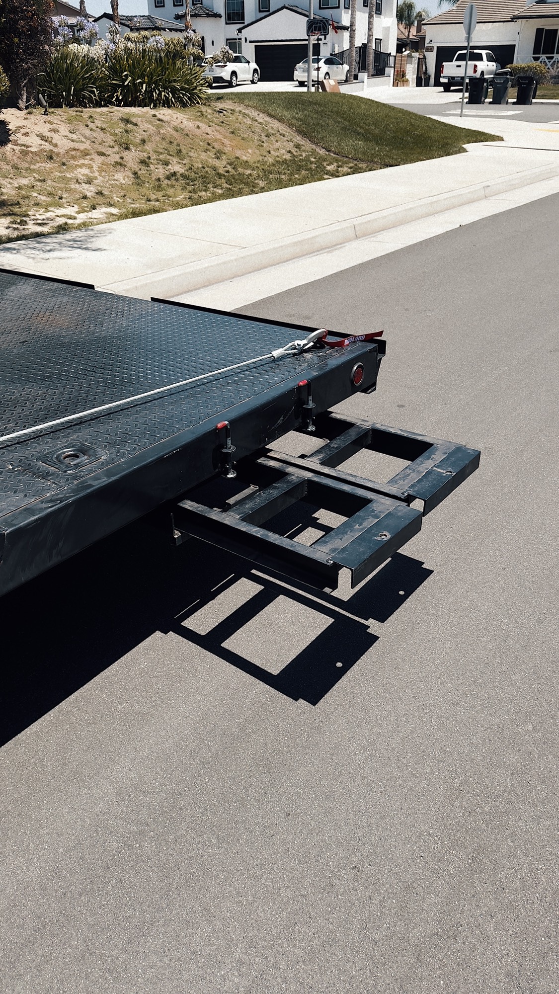 Drive-over fender and ramp detail